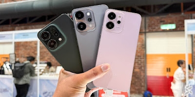 Oppo Reno14 featuring 50MP OIS main camera, 3.5x zoom telephoto, and 50MP autofocus selfie camera – perfect for photography lovers